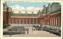 Dress Parade, Elmira Reformatory New York Postcard Postcard Postcard