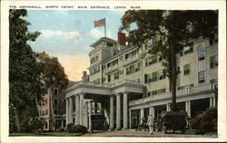 The Aspinwall, North Front, Main Entrance Lenox, MA Postcard Postcard Postcard