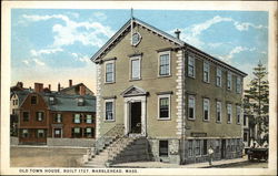 Old Town House, Built 1727 Postcard