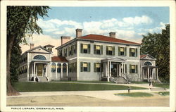 Public Library Postcard