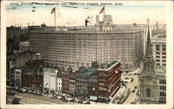 Hotel Statler, from Boylston and Arlington Streets Postcard