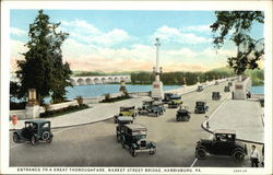 Market Street Bridge Harrisburg, PA Postcard Postcard Postcard