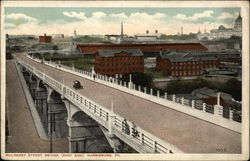 Mulberry Street Bridge (East End) Harrisburg, PA Postcard Postcard Postcard