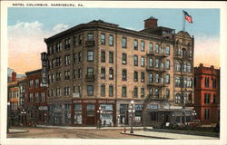 Hotel Columbus Harrisburg, PA Postcard Postcard Postcard