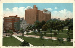 View of Capitol Park Harrisburg, PA Postcard Postcard Postcard