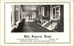 Wilt Funeral Home Steelton, PA Postcard Postcard Postcard