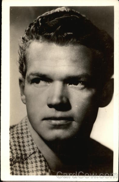 Bill Williams Head Shot Actors Postcard