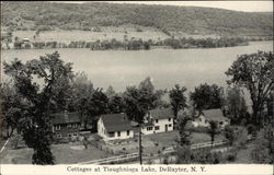 Cottages at Tioghnioga Lake Postcard