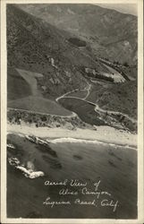 Aerial View of Aliso Canyon Laguna Beach, CA Postcard Postcard Postcard