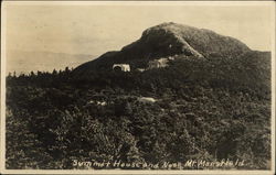 Summit House and Nose, Mt. Mansfield Underhill, VT Postcard Postcard Postcard