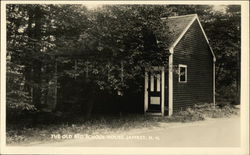 The old red School House Jaffrey, NH Postcard Postcard Postcard