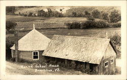 Round School House Postcard