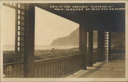 View of the Wrecked Glenesslin Manzanita, OR Postcard Postcard Postcard