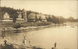 View of Harbor Boothbay Harbor, ME Postcard Postcard Postcard