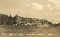 The Belgrade Hotel Belgrade Lakes, ME Postcard Postcard Postcard