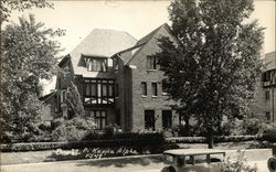 Pi Kappa Alpha House Fraternal Postcard Postcard Postcard