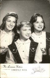 The Lenon Sisters, Featured with Lawrence Welk Postcard