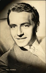 Paul Henreid Actors Postcard Postcard Postcard