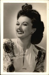 The Beautiful Ginny Simms Postcard