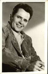 Larry Parks Head Shot Postcard