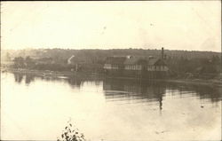 View of Town Maine Postcard Postcard Postcard