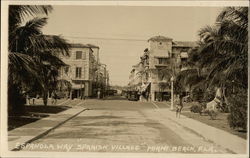 Espanola Way "Spanish Village" Postcard