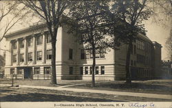 Oneonta High School New York Postcard Postcard Postcard