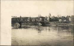 View of City and Water Postcard