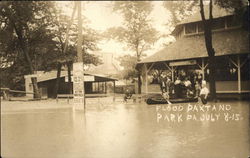 Flood, Paxtang Park, July 8-15 Harrisburg, PA Postcard Postcard Postcard