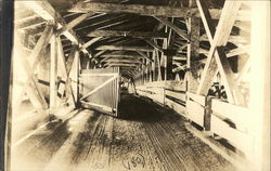 Barn Interior Postcard