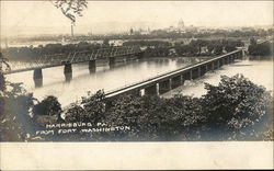 Harrisburg PA, from Fort Washington Postcard