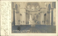 Interior of Cathedral Postcard