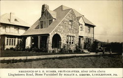 Residence of S. E. Musser, Photographer Linglestown, PA Postcard Postcard Postcard