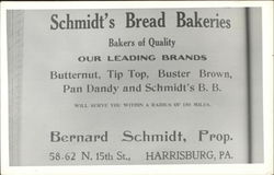 Schmidt's Bread Bakeries Harrisburg, PA Postcard Postcard Postcard