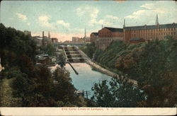 Erie Canal Locks Postcard