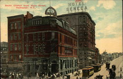 South Clinton from Main Street Postcard