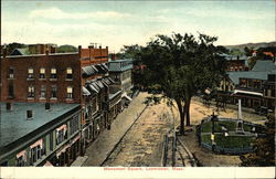 Monument Square Leominster, MA Postcard Postcard Postcard