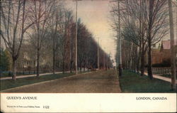 Queen's Avenue London, ON Canada Ontario Postcard Postcard Postcard