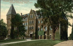 Franklin Hall, College of Electricity, Cornell University Postcard