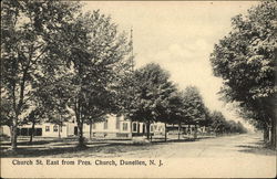 Church Street East from Pres. Church Postcard