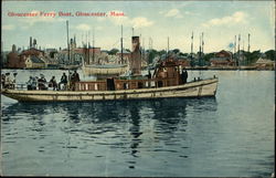 Gloucester Ferry Boat Postcard