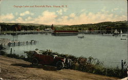 Cayuga Lake and Renwick Park Ithaca, NY Postcard Postcard Postcard