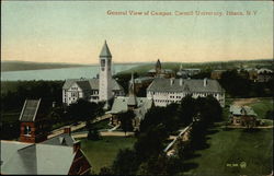 Cornell University - General View of Campus Postcard