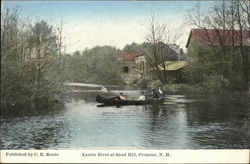 Exeter River at Sand Hill Postcard