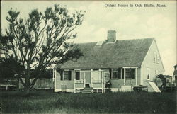 Oldest House in Oak Bluffs Massachusetts Postcard Postcard Postcard