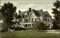 Ethelwyn, Residence of Mrs. Robert Winthrop Lenox, MA Postcard Postcard Postcard