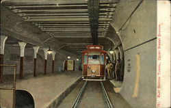 East Boston Tunnel, Court Street Station Postcard