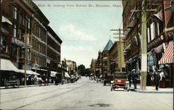 Main Street looking from School Street Postcard