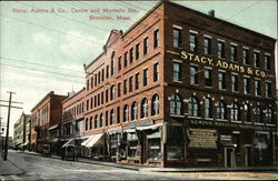 Stacy, Adams & Co., Centre and Montello Streets Postcard