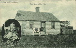 Nancy Luce and her Pets Oak Bluffs, MA Postcard Postcard Postcard